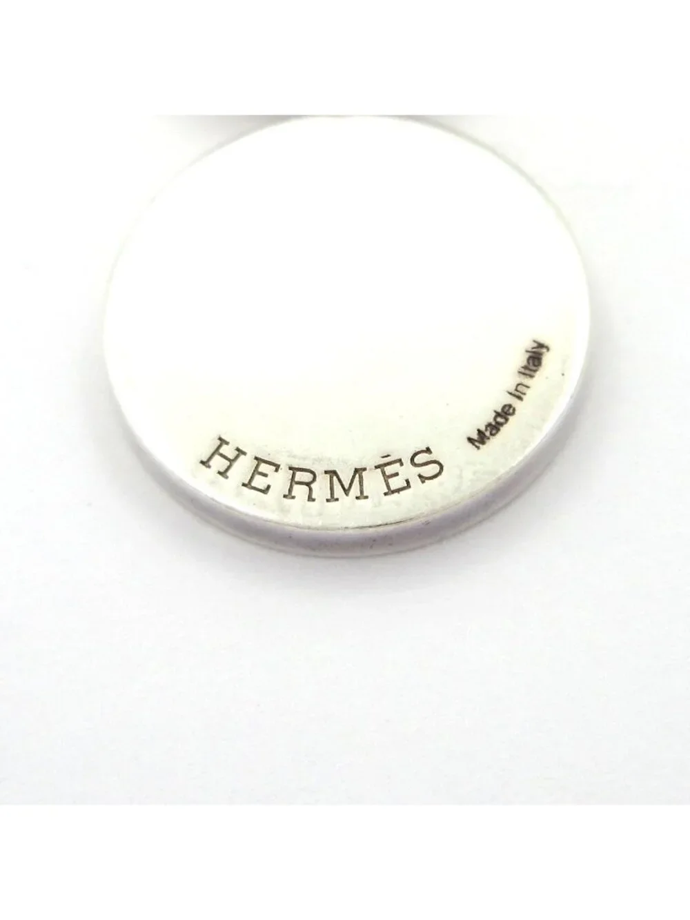 Hermes Necklace Amulette Crude Series Silver